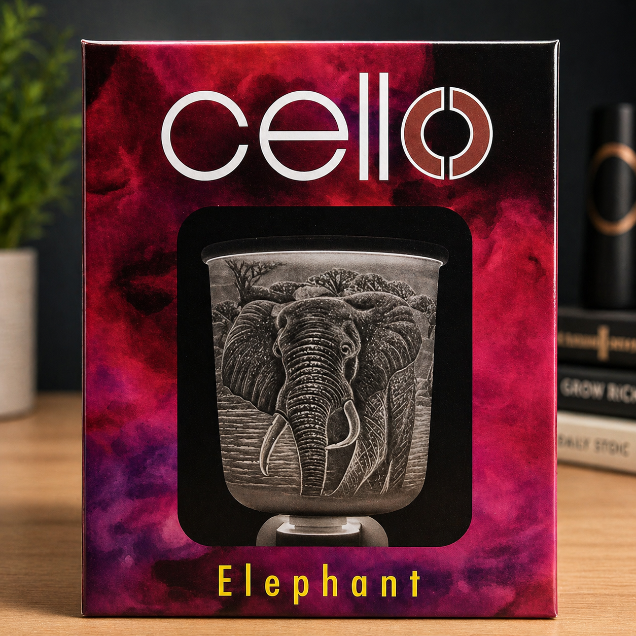 Wax melt oil burner - elephant