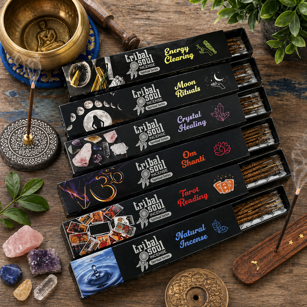 Tribal Soul Spiritual Incense Sticks and Ceramic Holder