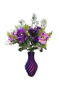 3D Vase with Artificial Flowers